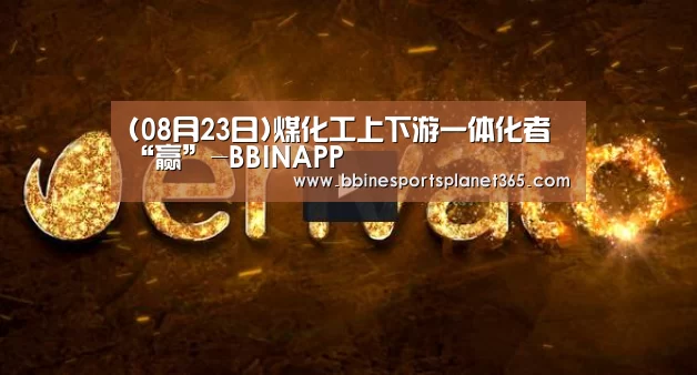 (08月23日)煤化工上下游一体化者“赢”-BBINAPP(图4) BBIN国际厅